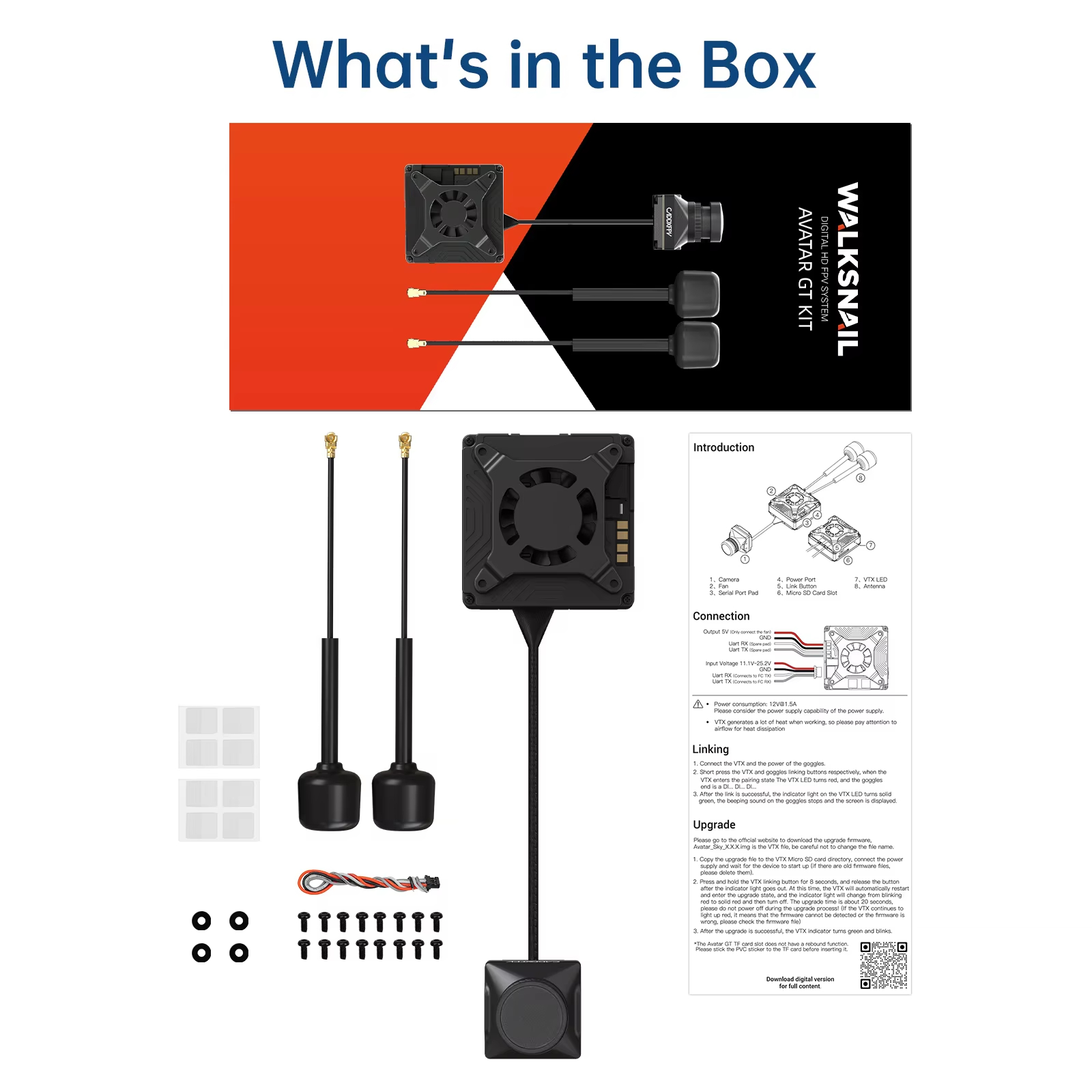 Fpv Drone Kit - Zestaw Caddx Walksnail Avatar GT |