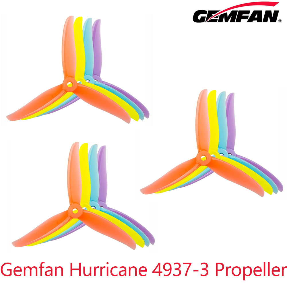 Fpv Drone Propeller - 4 pary, 8 sztuk, trójłopatowa śmigła