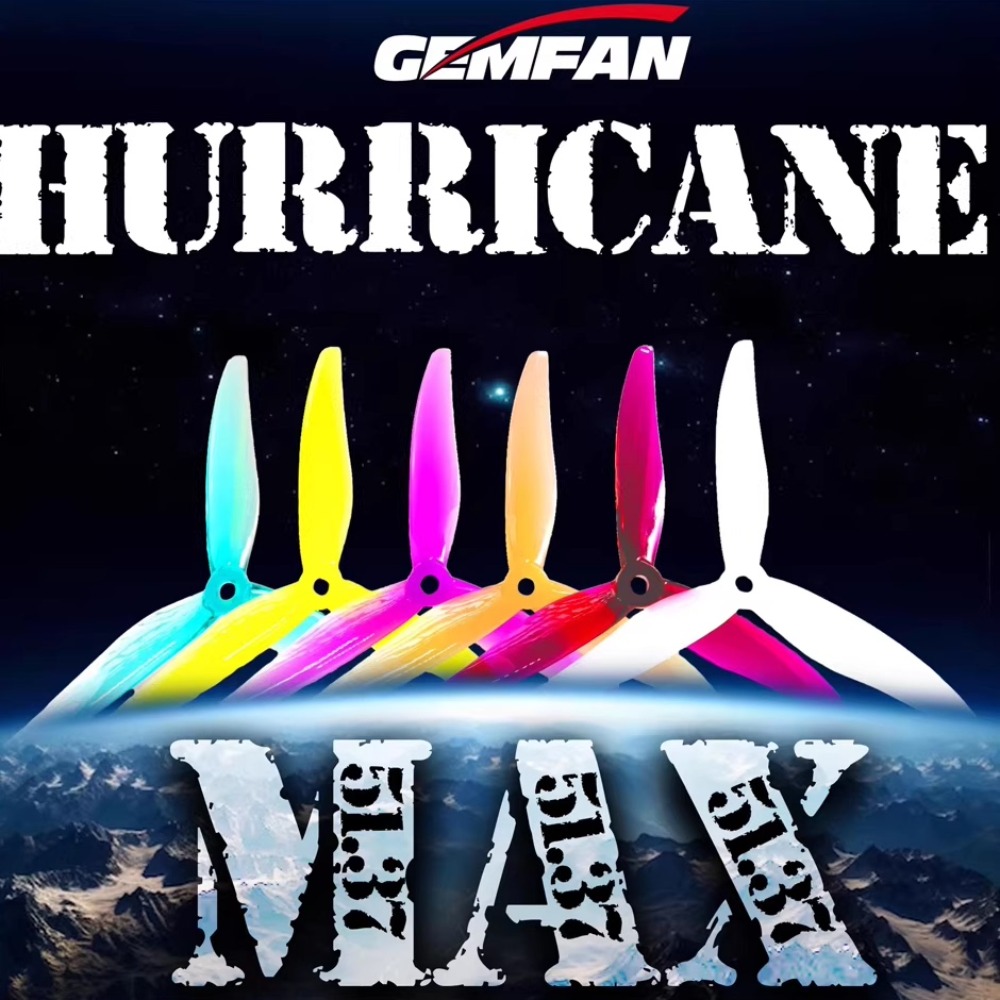 2 pary śmigieł Gemfan Hurrican – Fpv Drone Propeller recenzja i cena