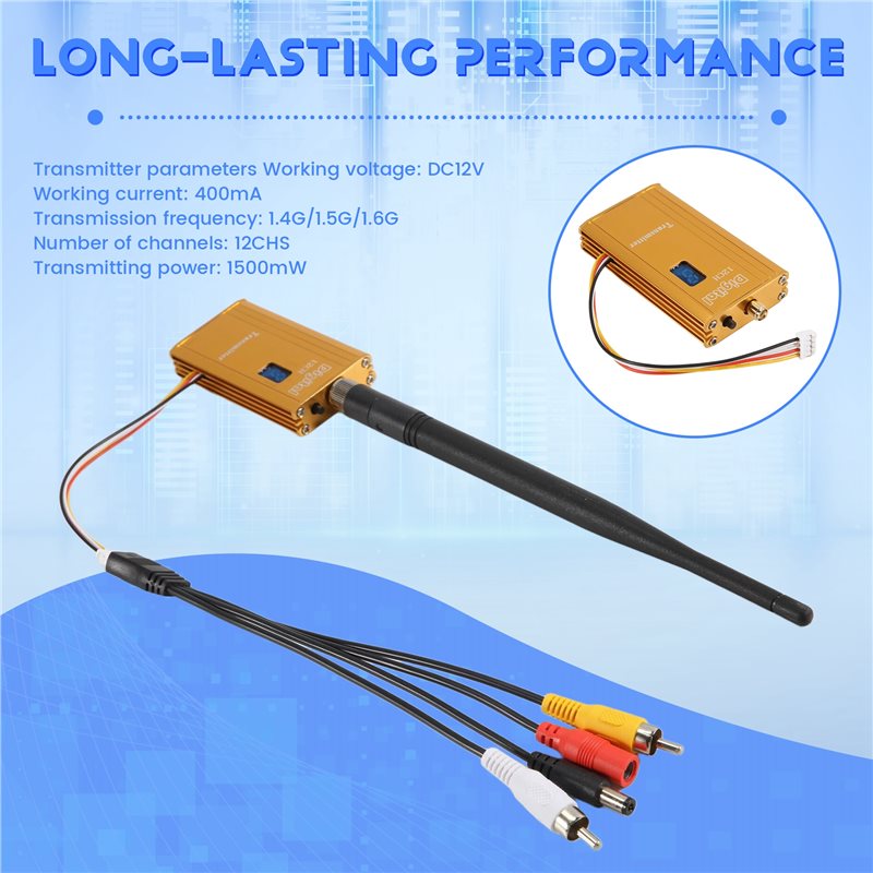 A48U 1.5G 1.5W FPV VTX 12CH 15 – Fpv Drone Transmitter recenzja i cena